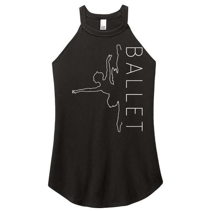 Danseuse Funny Coryphee Ballerina Choreographer Ballet Lover Women's Perfect Tri Rocker Tank