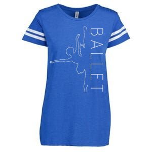 Danseuse Funny Coryphee Ballerina Choreographer Ballet Lover Enza Ladies Jersey Football T-Shirt