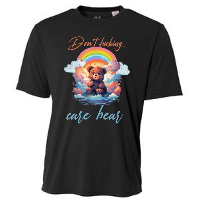 DonT Fucking Care Bear Cooling Performance Crew T-Shirt