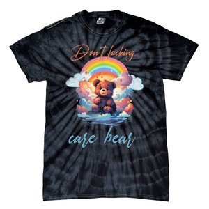 DonT Fucking Care Bear Tie-Dye T-Shirt