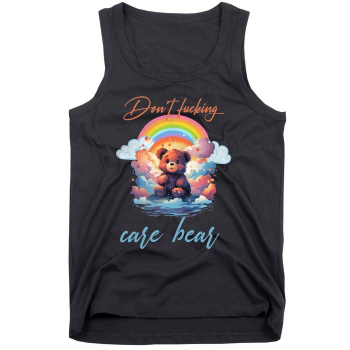 DonT Fucking Care Bear Tank Top