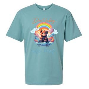 DonT Fucking Care Bear Sueded Cloud Jersey T-Shirt