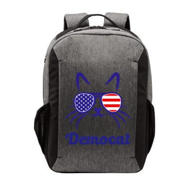 Democat Funny Cat Ladies For Kamala Harris Democrat Lady Vector Backpack