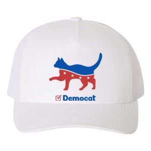 Democat Funny Cat Ladies For Kamala Yupoong Adult 5-Panel Trucker Hat