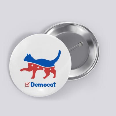Democat Funny Cat Ladies For Kamala Button