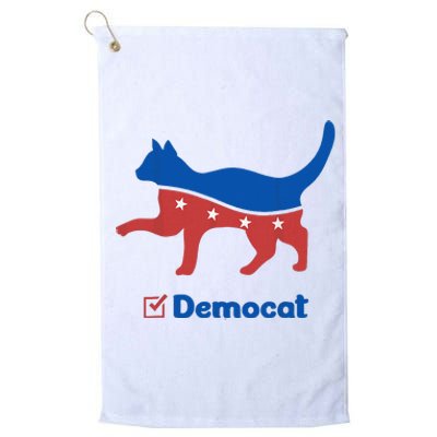 Democat Funny Cat Ladies For Kamala Platinum Collection Golf Towel