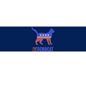 Democat Funny Cat Ladies For Kamala Yes We Kam Bumper Sticker