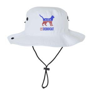 Democat Funny Cat Ladies For Kamala Yes We Kam Legacy Cool Fit Booney Bucket Hat