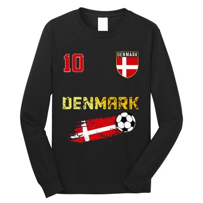 Denmark Flag Danish Pride Lovers Long Sleeve Shirt