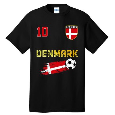 Denmark Flag Danish Pride Lovers Tall T-Shirt