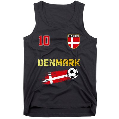 Denmark Flag Danish Pride Lovers Tank Top