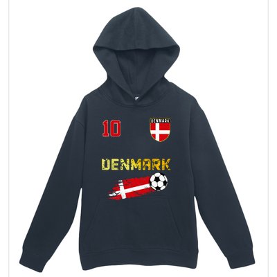 Denmark Flag Danish Pride Lovers Urban Pullover Hoodie