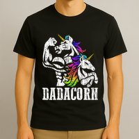 Dadacorn Fathers Day Gift For Dad Of Unicorn Daughter T-Shirt