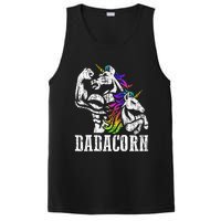 Dadacorn Fathers Day Gift For Dad Of Unicorn Daughter PosiCharge Competitor Tank