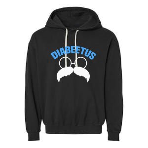 Diabeetus Funny Diabetes Awareness Diabetic Beard Garment-Dyed Fleece Hoodie