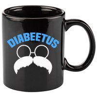 Diabeetus Funny Diabetes Awareness Diabetic Beard 11oz C Handle Ceramic Mug