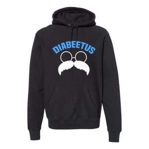 Diabeetus Funny Diabetes Awareness Diabetic Beard Premium Hoodie