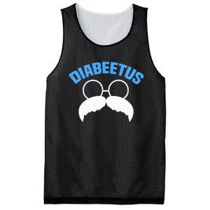 Diabeetus Funny Diabetes Awareness Diabetic Beard Mesh Reversible Basketball Jersey Tank