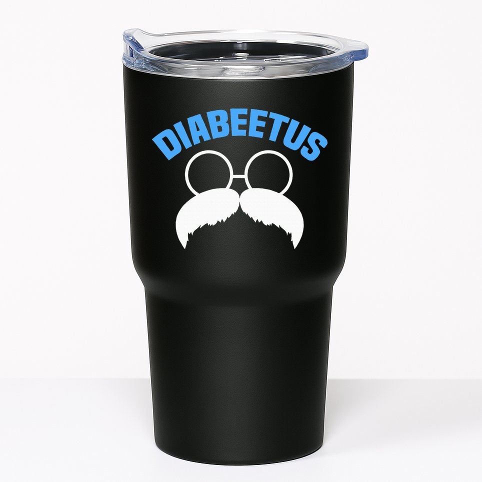 Diabeetus Funny Diabetes Awareness Diabetic Beard Tumbler