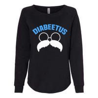 Diabeetus Funny Diabetes Awareness Diabetic Beard Womens California Wash Sweatshirt