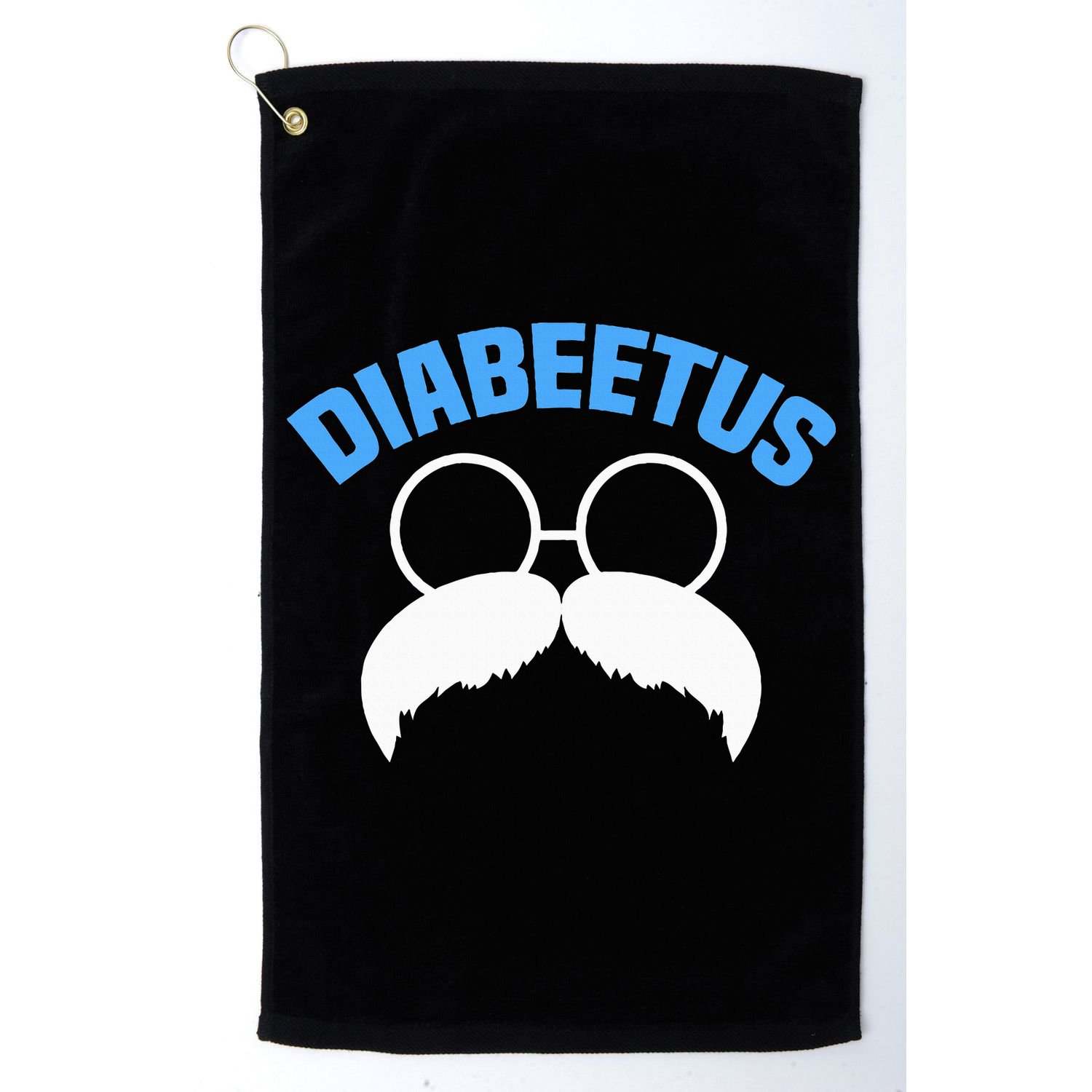 Diabeetus Funny Diabetes Awareness Diabetic Beard Golf Towel