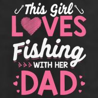 Daughter Fishing Dad Daughter Matching Fishing 7 Panel Mesh Trucker Snapback Hat