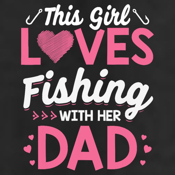 Daughter Fishing Dad Daughter Matching Fishing 7 Panel Mesh Trucker Snapback Hat