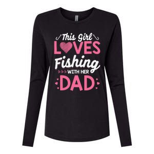 Daughter Fishing Dad Daughter Matching Fishing Womens Cotton Relaxed Long Sleeve T-Shirt