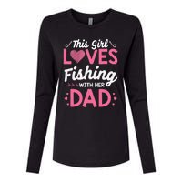 Daughter Fishing Dad Daughter Matching Fishing Womens Cotton Relaxed Long Sleeve T-Shirt