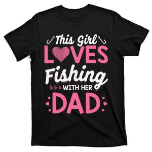 Daughter Fishing Dad Daughter Matching Fishing T-Shirt