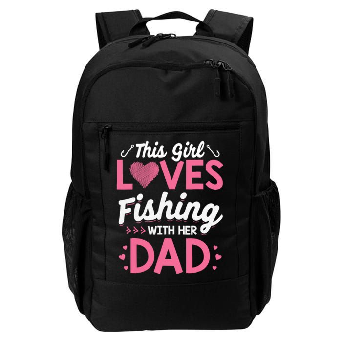 Daughter Fishing Dad Daughter Matching Fishing Daily Commute Backpack