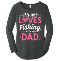 Daughter Fishing Dad Daughter Matching Fishing Women's Perfect Tri Tunic Long Sleeve Shirt