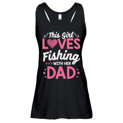 Daughter Fishing Dad Daughter Matching Fishing Ladies Essential Flowy Tank