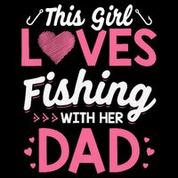 Daughter Fishing Dad Daughter Matching Fishing 16 in Basic Backpack