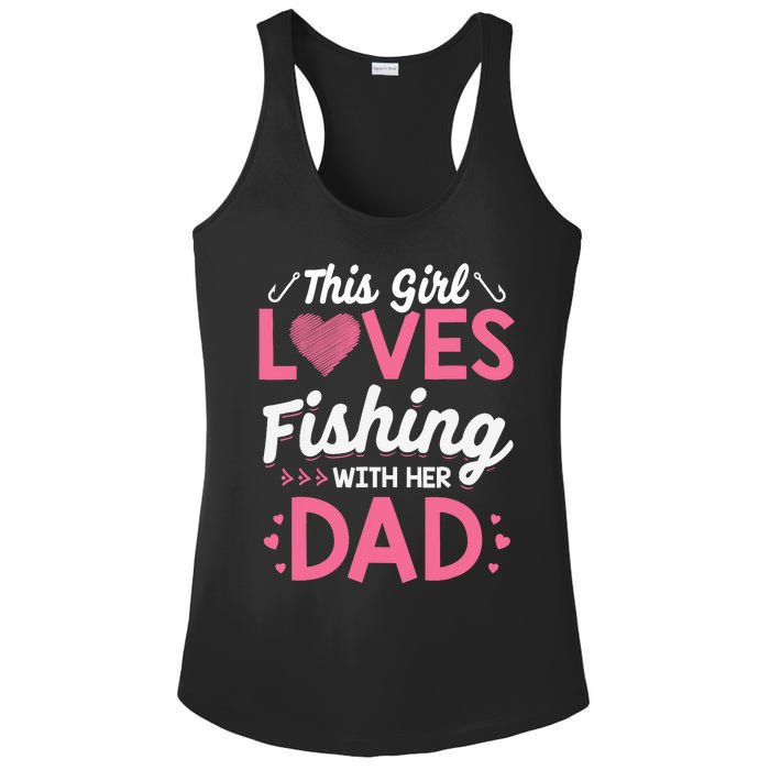 Daughter Fishing Dad Daughter Matching Fishing Ladies PosiCharge Competitor Racerback Tank