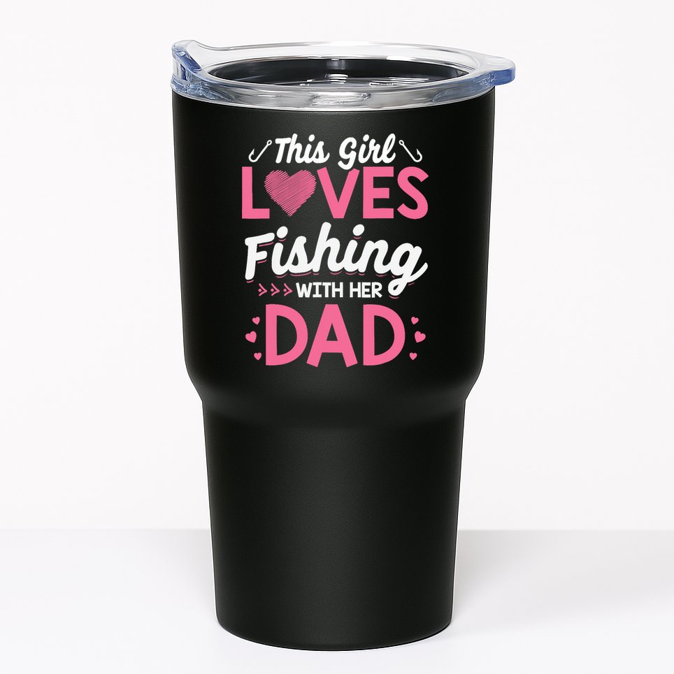 Daughter Fishing Dad Daughter Matching Fishing Tumbler