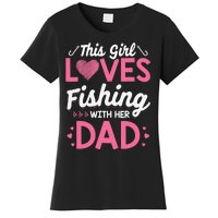 Daughter Fishing Dad Daughter Matching Fishing Women's T-Shirt