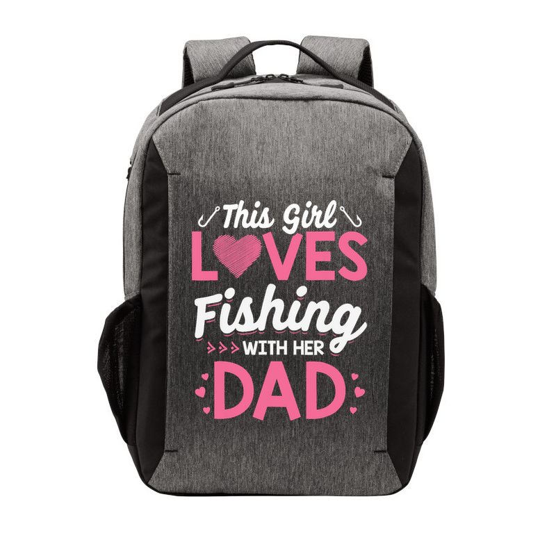 Daughter Fishing Dad Daughter Matching Fishing Vector Backpack