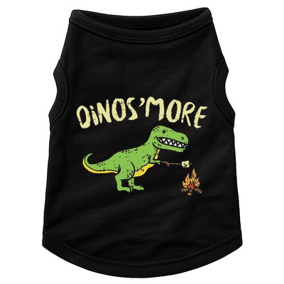 Dinosmore Funny Dino Smore Camping Dinosaur Camp Camper Doggie Tank