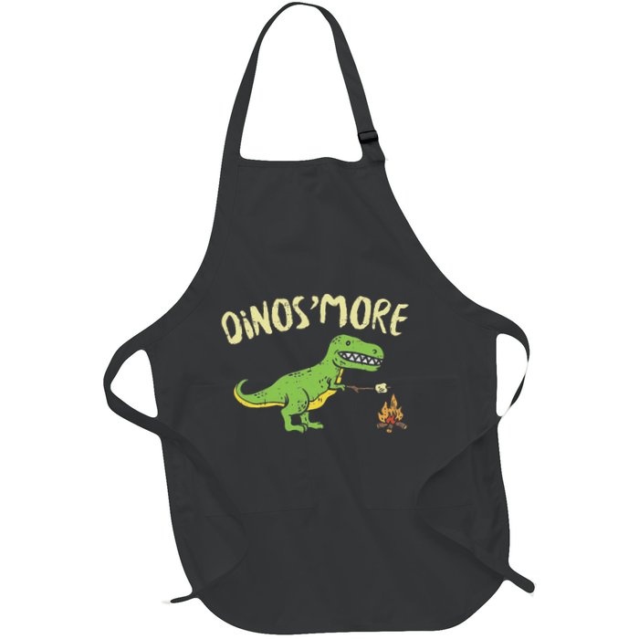 Dinosmore Funny Dino Smore Camping Dinosaur Camp Camper Apron