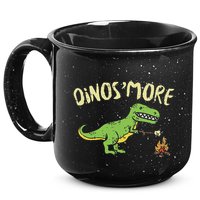 Dinosmore Funny Dino Smore Camping Dinosaur Camp Camper 15oz Campfire Ceramic Mug
