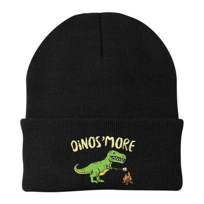 Dinosmore Funny Dino Smore Camping Dinosaur Camp Camper Beanie