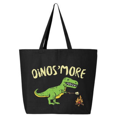 Dinosmore Funny Dino Smore Camping Dinosaur Camp Camper 25L Jumbo Tote