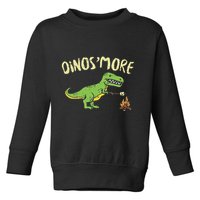 Dinosmore Funny Dino Smore Camping Dinosaur Camp Camper Toddler Sweatshirt