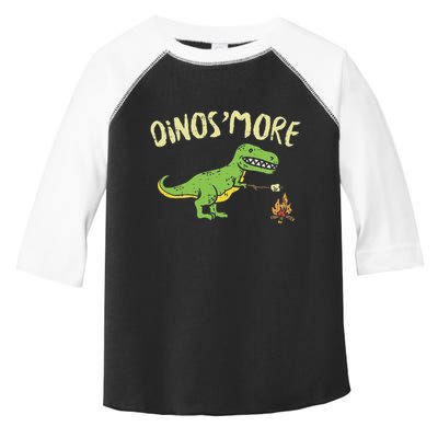 Dinosmore Funny Dino Smore Camping Dinosaur Camp Camper Toddler Fine Jersey T-Shirt