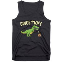 Dinosmore Funny Dino Smore Camping Dinosaur Camp Camper Tank Top