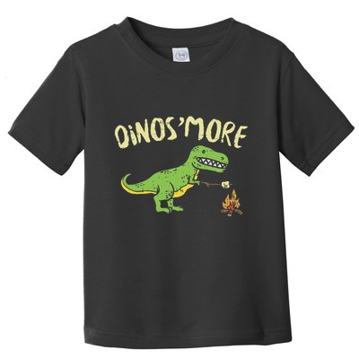 Dinosmore Funny Dino Smore Camping Dinosaur Camp Camper Toddler T-Shirt
