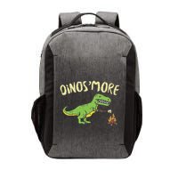 Dinosmore Funny Dino Smore Camping Dinosaur Camp Camper Vector Backpack