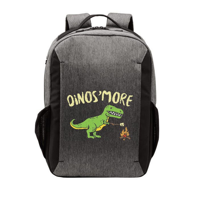 Dinosmore Funny Dino Smore Camping Dinosaur Camp Camper Vector Backpack