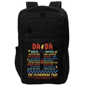 Dada Funny Dad Daddy FatherS Day Impact Tech Backpack